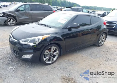 2016 Hyundai Veloster из США, поврежденный, VIN KMHTC6AD3GU285980